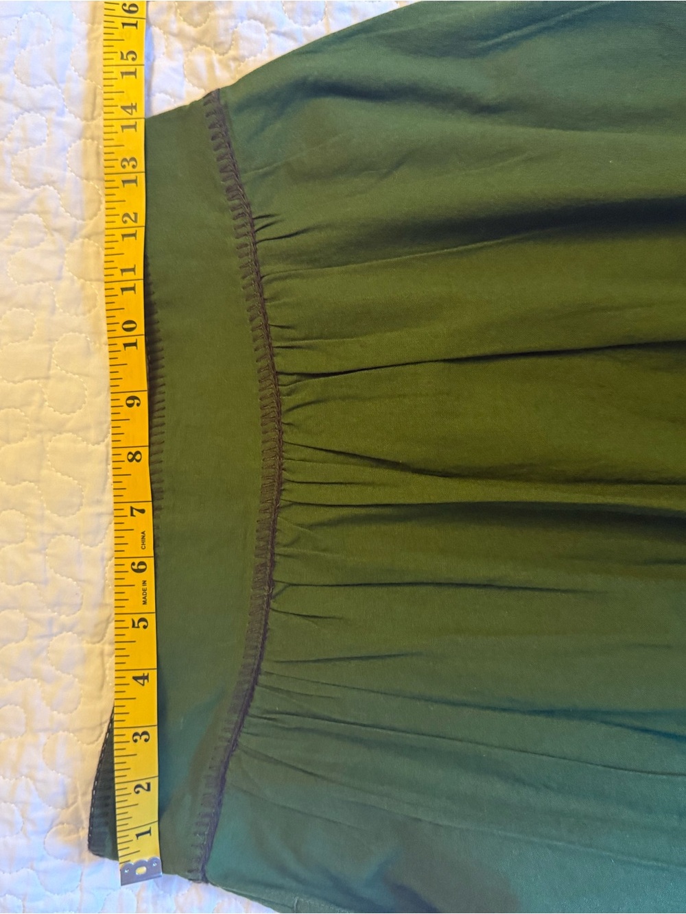 🌱NWT - Sezane x Bazizst Siloe midi skirt - Floral Embroidered - size 6 - Picture 12 of 12
